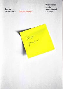 Okładka książki Poetyki pamięci