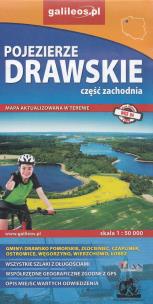 Okładka książki Pojezierze Drawskie część zachodnia 1:50 000