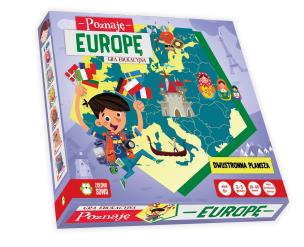 Okładka książki Poznaję Europę. Gra edukacyjna