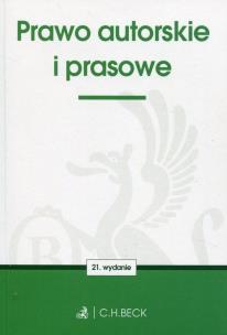 Okładka książki Prawo autorskie i prasowe