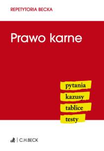 Okładka książki Prawo karne