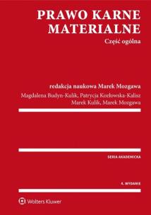 Okładka książki Prawo karne materialne Część ogólna
