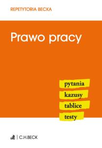 Okładka książki Prawo pracy