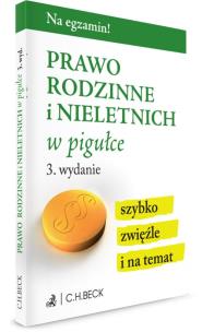 Okładka książki Prawo rodzinne i nieletnich w pigułce