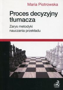 Okładka książki Proces decyzyjny tłumacza