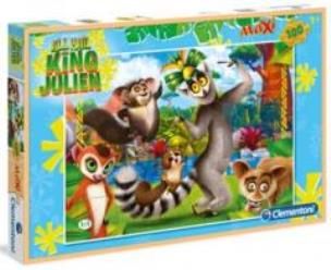 Okładka książki Puzzle 100 Maxi Król Julian