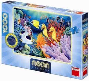 Opakowanie Puzzle 1000 Neon Pod wodą DINO