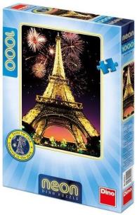 Opakowanie Puzzle 1000 Neon Wieża Eiffela DINO