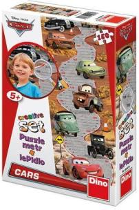 Okładka książki Puzzle 150 z miarką Auta DINO