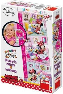 Okładka książki Puzzle 150 z miarką Minnie DINO