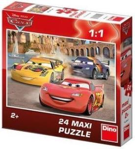 Okładka książki Puzzle 24 Maxi Auta: Wesoły Złomek DINO