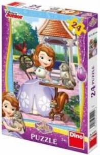 Okładka książki Puzzle 24 Zosia i zwierzątka DINO