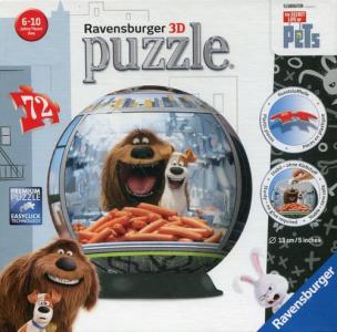 Opakowanie Puzzle 3D Kuliste Sekretne życie zwierzaków domowych 72