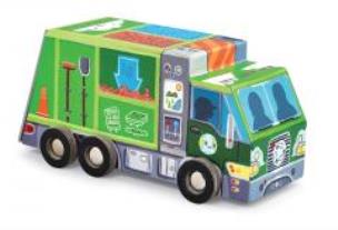 Opakowanie Puzzle 48 el. - Śmieciarka