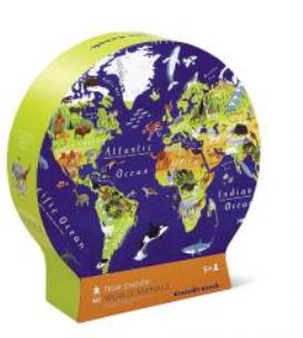 Opakowanie Puzzle 60 el. - Zwierzęta świata