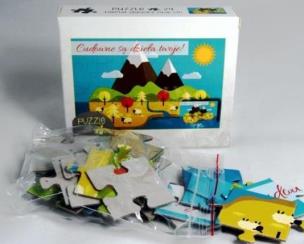 Opakowanie Puzzle. Góry cudowne są dzieła Twoje