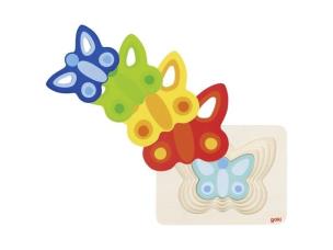 Opakowanie Puzzle warstwowe motylek