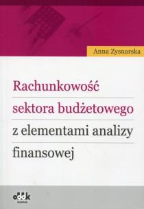 Okładka książki Rachunkowość sektora budżetowego z elementami analizy finansowej