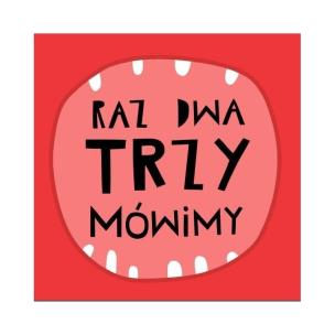 Okładka książki Raz, dwa, TRZY mówimy