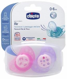 Opakowanie Smoczek silikonowy Physio Air 0-6m 2 szt. róż