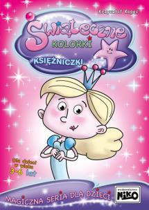 Okładka książki Świąteczne kolorki Księżniczki