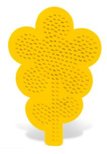 Opakowanie Szablon do układanie koralików Kwiatek