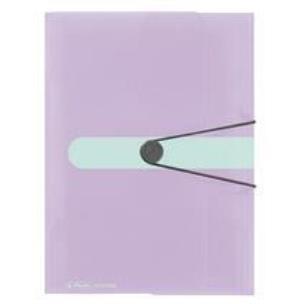 Opakowanie Teczka A4 z gumką PP trans. pastel lila