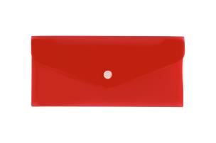 Okładka książki Teczka koperta dl satyna czerwona TKS-03-01