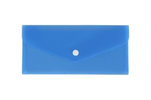 Okładka książki Teczka koperta dl satyna niebieska TKS-03-03