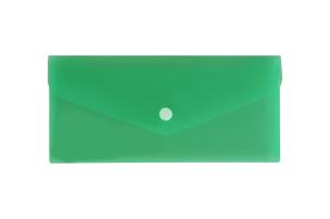 Okładka książki Teczka koperta dl satyna zielonaTKS-03-02