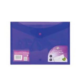 Opakowanie Teczka kopertowa PP A4 fioletowy (5szt) PUKKA