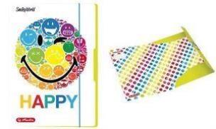 Okładka książki Teczka rysunkowa A4 z gumką Smileyworld Rainbow