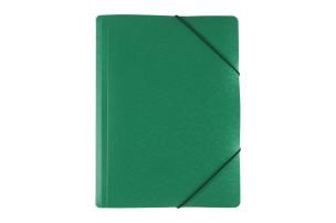 Okładka książki Teczka z gumką szeroka piksele zielona  TGP-04-02