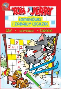 Okładka książki Tom i Jerry Łamigłówki i zabawy.