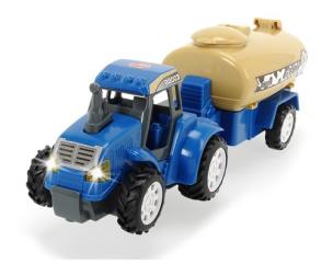 Opakowanie Traktor z przyczepą 28 cm niebieski