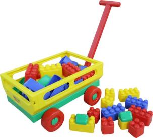 Opakowanie Ttaczka z rączką Nr2 + Klocki 'Baby' 34 elementy