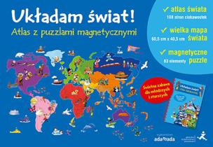 Okładka książki Układam świat! Atlas z puzzlami magnetycznymi