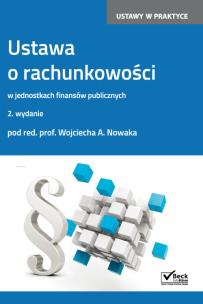 Okładka książki Ustawa o rachunkowości w jednostkach finansów publicznych