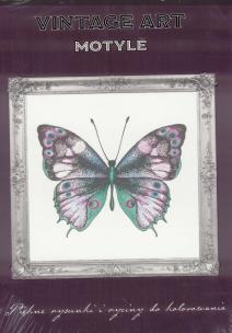Okładka książki Vintage Art. Motyle