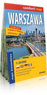 Opakowanie Warszawa Plan miasta 1:26 000