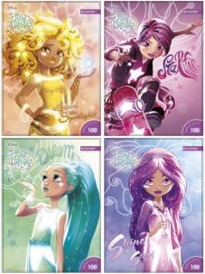 Okładka książki Wkłady do segregatora A5 8 kartekz kolorowankami i naklejkami / seria 100