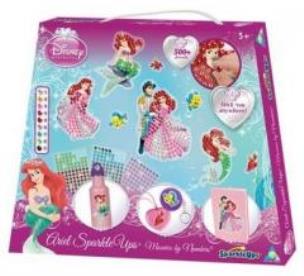 Opakowanie Wyklejane błyszczące naklejki - Syrenka Ariel