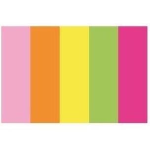 Opakowanie Zakładki indeksujące 15x50mm papierowe neon D.RECT