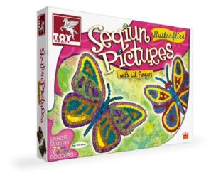 Opakowanie Zdobienie Cekinami Motyle