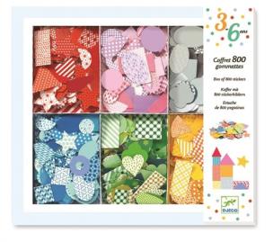 Opakowanie Zestaw 800 naklejek kształtek