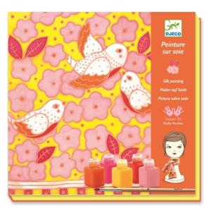 Opakowanie Zestaw do malowania jedwabiu Wróble