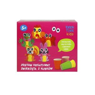 Opakowanie Zestaw kreatywny Zwierzęta z kubków CREATIVE KIDS