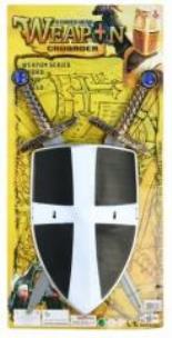 Opakowanie Zestaw rycerza miecze i tarcza