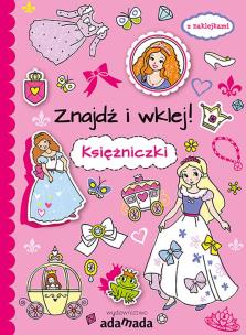 Okładka książki Znajdź i wklej Księżniczki