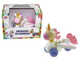 Opakowanie Zwierzątko do ciągnięcia Jednorożec